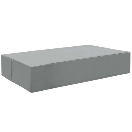 PATIO TRASERO Immerse Convene, Sojourn & Summon Double Chaise Outdoor Patio Furniture Cover, Gray PA1727020